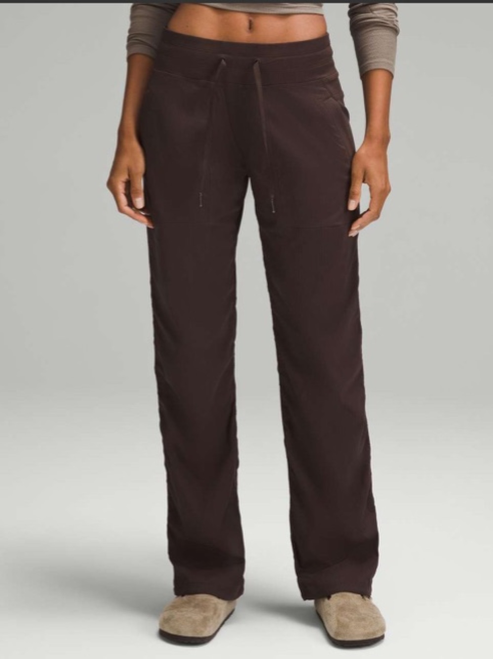Lululemon Dance Studio Mid-Rise Pants size 8 Espresso